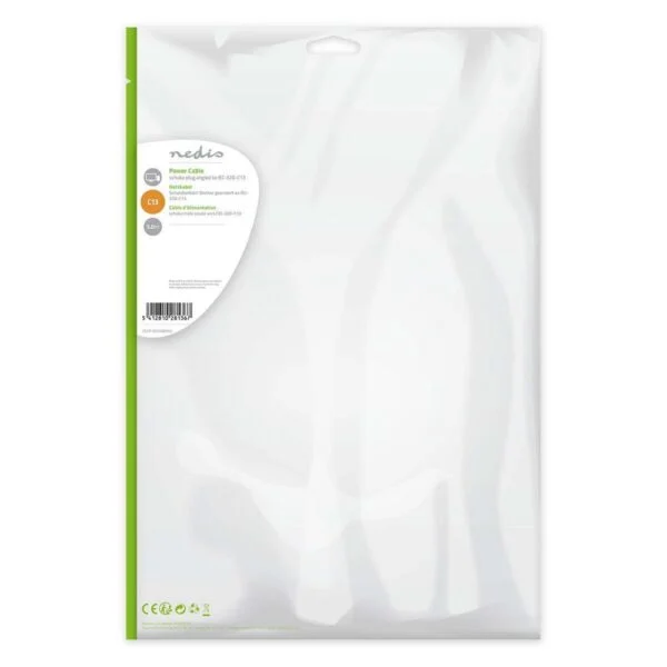 Nedis CEGP10000BK50 | 5 m Stroomkabel | Type F (CEE 7/7) Male naar IEC C13 | Zwart | 10A / 250V | PVC