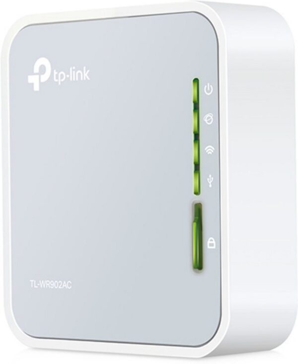 TP-Link TL-WR902AC | WiFi 5 Mini Router | Draadloos Dual-band (2,4 GHz / 5 GHz) | tot 733 Mbit/s