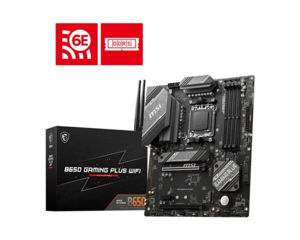 MSI B650 GAMING PLUS WIFI | Socket AM5 | AMD B650 | 4xDDR5 | ATX | Moederbord