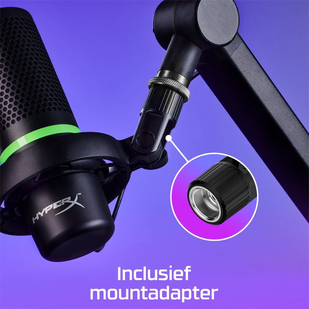 HyperX DuoCast | USB-microfoon | RGB-verlichting | Voor pc en console | Zwart - Image 7