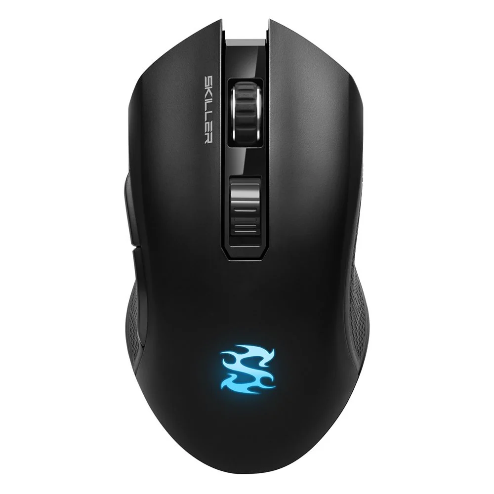 Sharkoon Skiller SGM3 | Draadloze Gaming Muis | Rechtshandig | RF + USB-A | 6000 DPI | Zwart