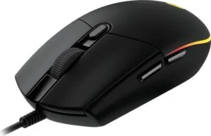 Logitech G203 LIGHTSYNC | Bedrade Gaming Muis | Links- en Rechtshandig | USB-A | 8.000 DPI | Zwart