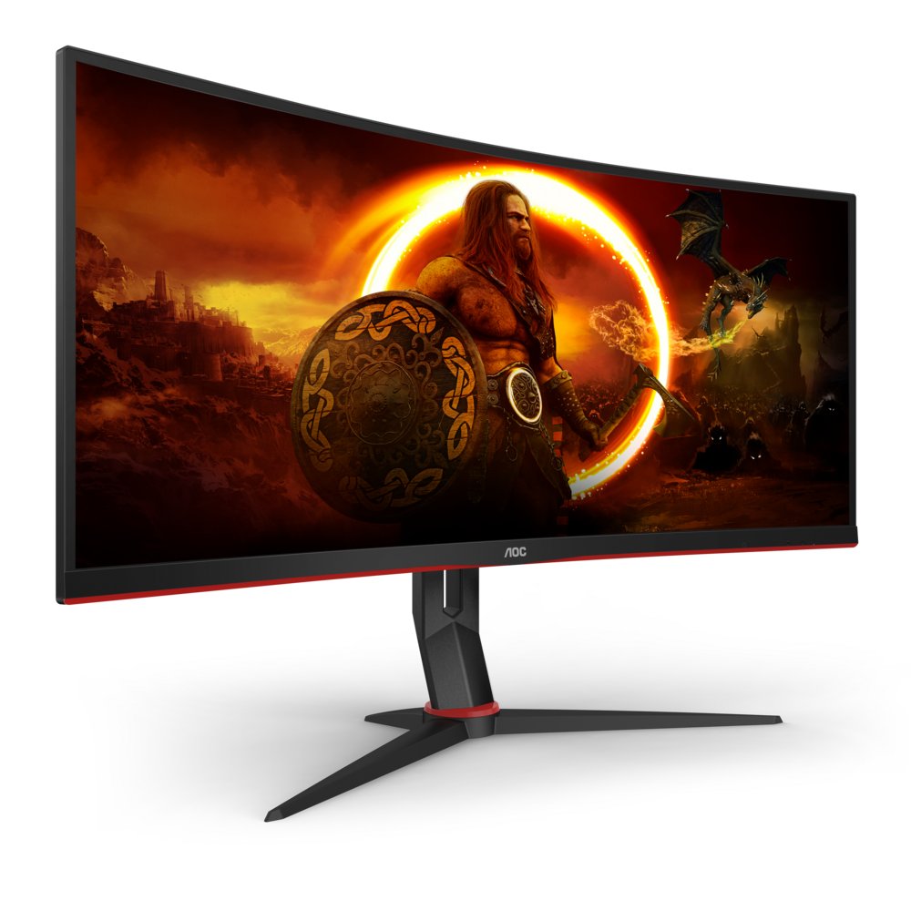 AOC G2 CU34G2X/BK 34" | 3440x1440 VA | 144Hz | Curved Gaming Monitor - Image 6