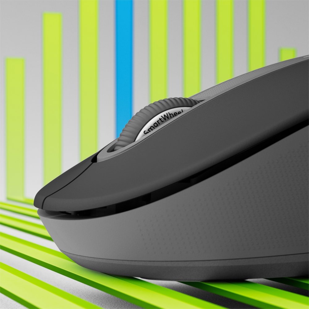 Logitech Signature M650 | Draadloze Muis | Linkshandig | RF + Bluetooth | 2000 DPI | Grafiet - Image 3