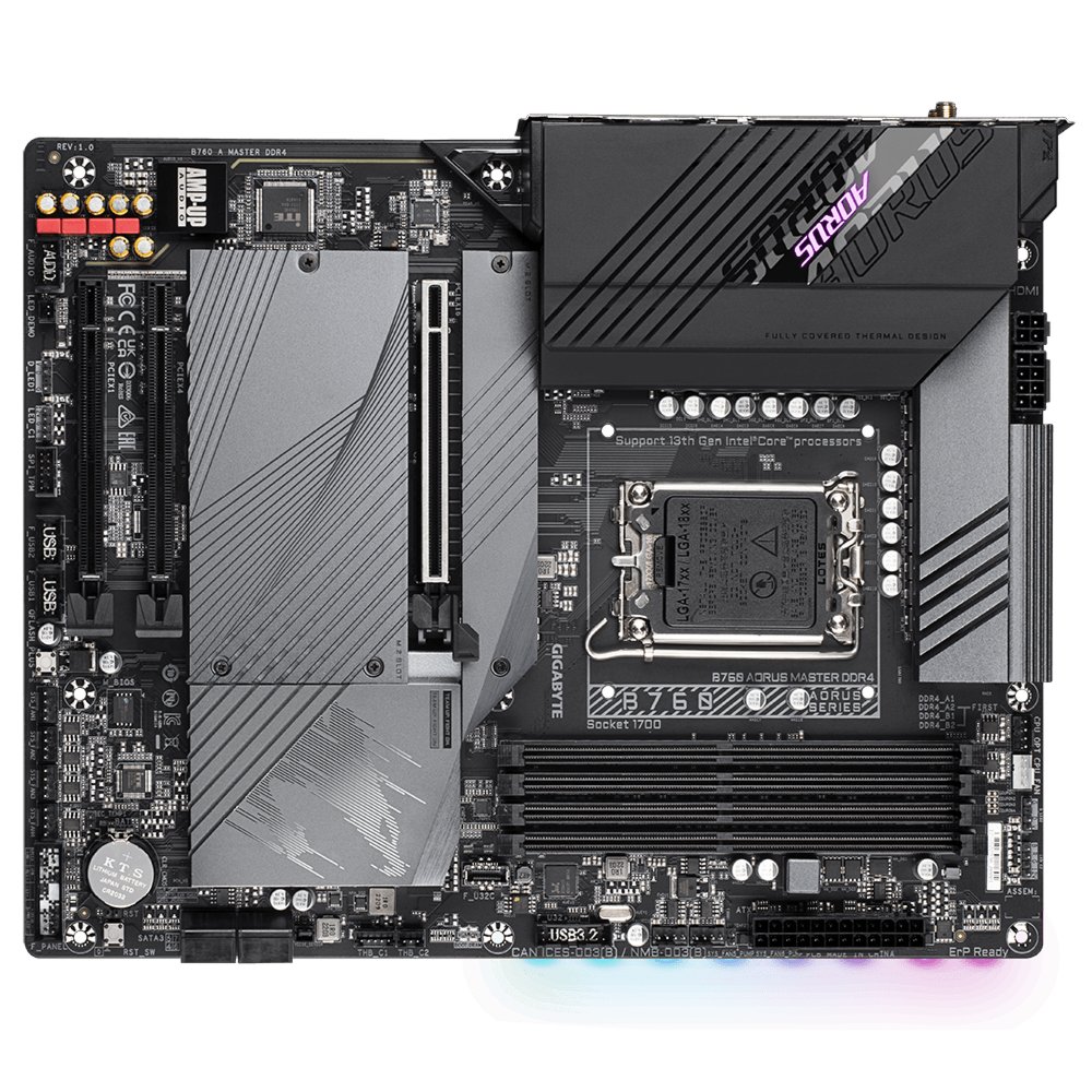 Gigabyte B760 AORUS MASTER DDR4 (rev. 1.0) | Socket LGA 1700 | Intel B760 | 4xDDR4 | ATX | Moederbord - Image 6