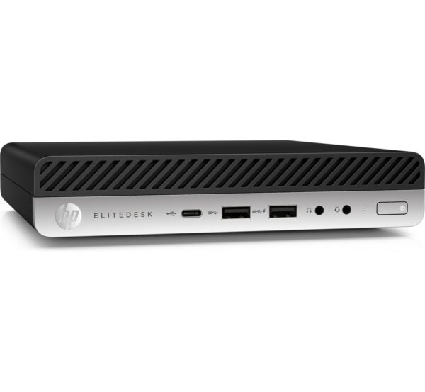 HP EliteDesk 800 G4 Mini | Intel Core i5-8500 | 256GB | 8GB | 2x DisplayPort | W11 Professional | Refurbished Silver