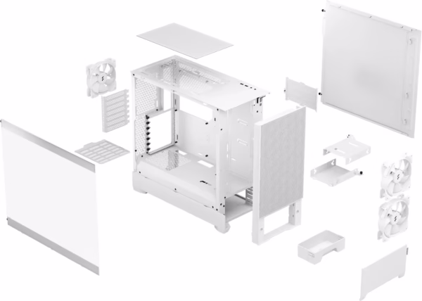 Fractal Design Pop Air RGB TG Clear nidi tower wit