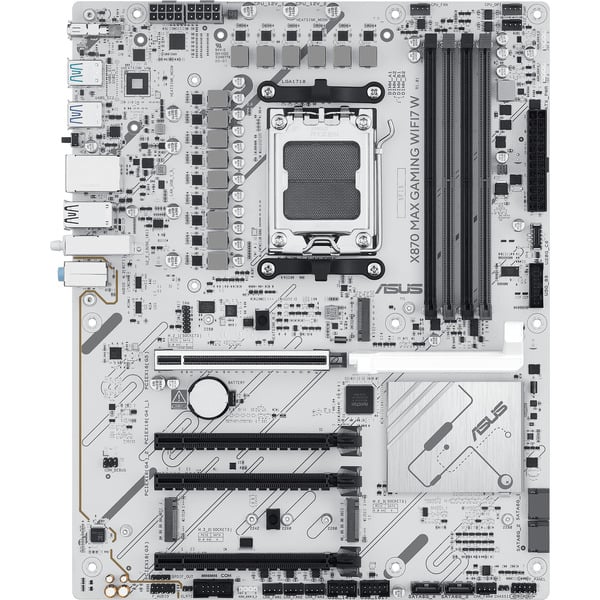 ASUS X870 MAX GAMING WIFI7 White socket AM5 moederbord