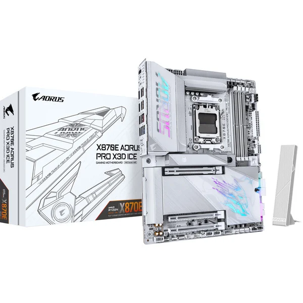 GIGABYTE X870E AORUS PRO ICE socket AM5 moederbord - Image 2