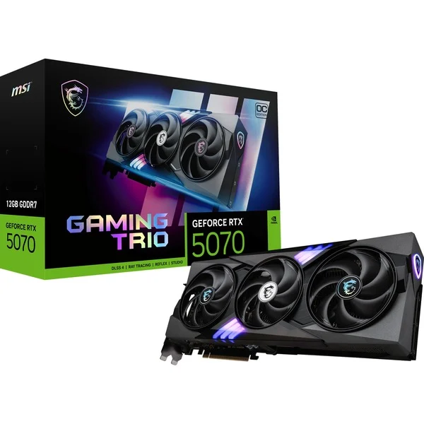 MSI GeForce RTX 5070 12G GAMING TRIO OC Videokaart - Image 2