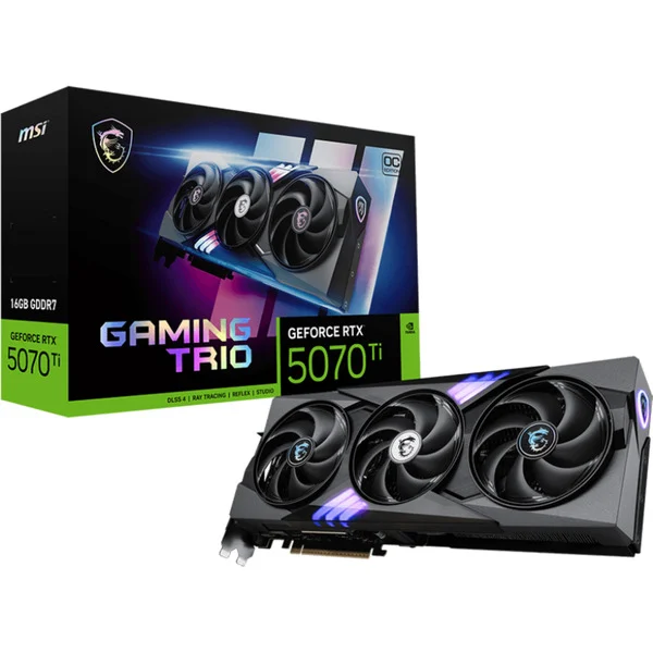 MSI GeForce RTX 5070 Ti 16G GAMING TRIO OC Videokaart - Image 2