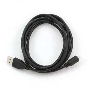 Gembird CCP-MUSB2-AMBM-1M | USB 2.0 | USB-A naar Micro-USB-B | 1m | Zwart