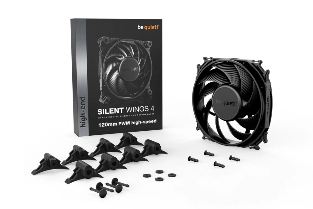 be quiet! Silent Wings 4 | 120mm PWM Behuizingsventilator | Zwart | Single Pack (1 stuk) - Image 5