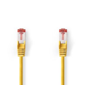 Nedis netwerkkabel | Cat6 | S/FTP (S-STP) | 0,25 m | Geel | CCGP85221YE025
