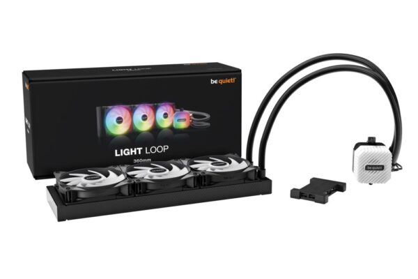 be quiet! LIGHT LOOP 360mm | All-in-One CPU Waterkoeler | Zwart