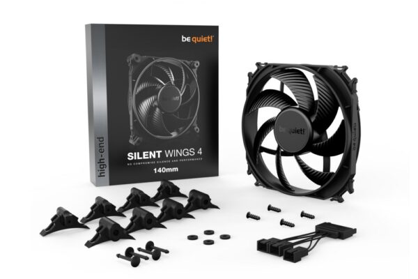 be quiet! Silent Wings 4 | 140mm Case Fan | Zwart
