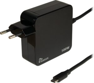 Inter-Tech PD-2100 | USB-C Oplader 100W | Zwart | Met Geïntegreerde Kabel