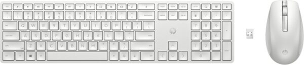 AZERTY | HP 650 Wit | Draadloze Muis en Toetsenbordcombo | AZERTY