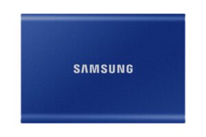 Samsung T7 | Externe SSD | 2TB | USB 3.2 Gen2 | 1.050MB/s Lezen | 1.000MB/s Schrijven | Blauw