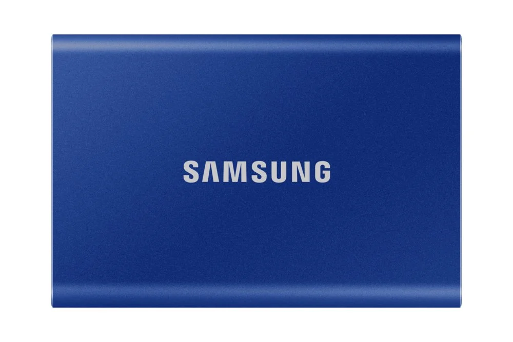 Samsung T7 | Externe SSD | 1TB | USB 3.2 Gen2 | 1.050MB/s Lezen | 1.000MB/s Schrijven | Blauw