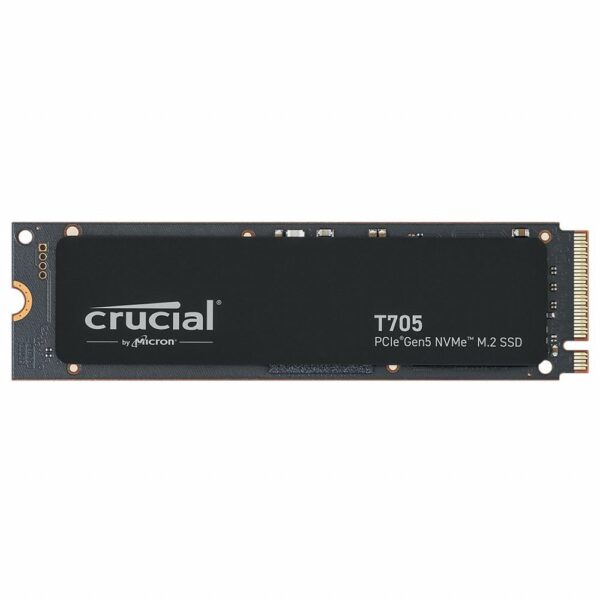 Crucial T705 | 2 TB NVMe SSD | M.2 Gen5 | tot 14.500 MB/s Lezen | tot 12.700 MB/s Schrijven