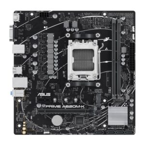 ASUS Prime A620M-K | Socket AM5 | AMD A620 | 2xDDR5 | Micro-ATX | Moederbord