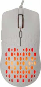 Baracuda OCTOPUS RGB | Bekabelde Gaming Muis | Rechtshandig | USB-A | 3600 DPI | Wit