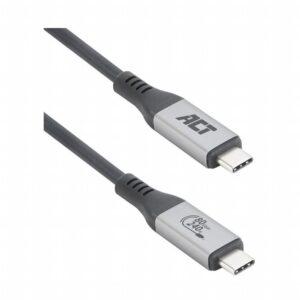 ACT AC7431 | Thunderbolt 5 USB4 Kabel | USB-C naar USB-C | 1,5 m | USB-IF gecertificeerd | Zwart