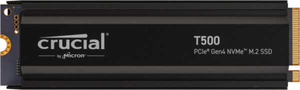 Crucial T500 | 2 TB NVMe SSD | M.2 Gen4 | tot 7.400 MB/s Lezen | tot 7.000 MB/s Schrijven