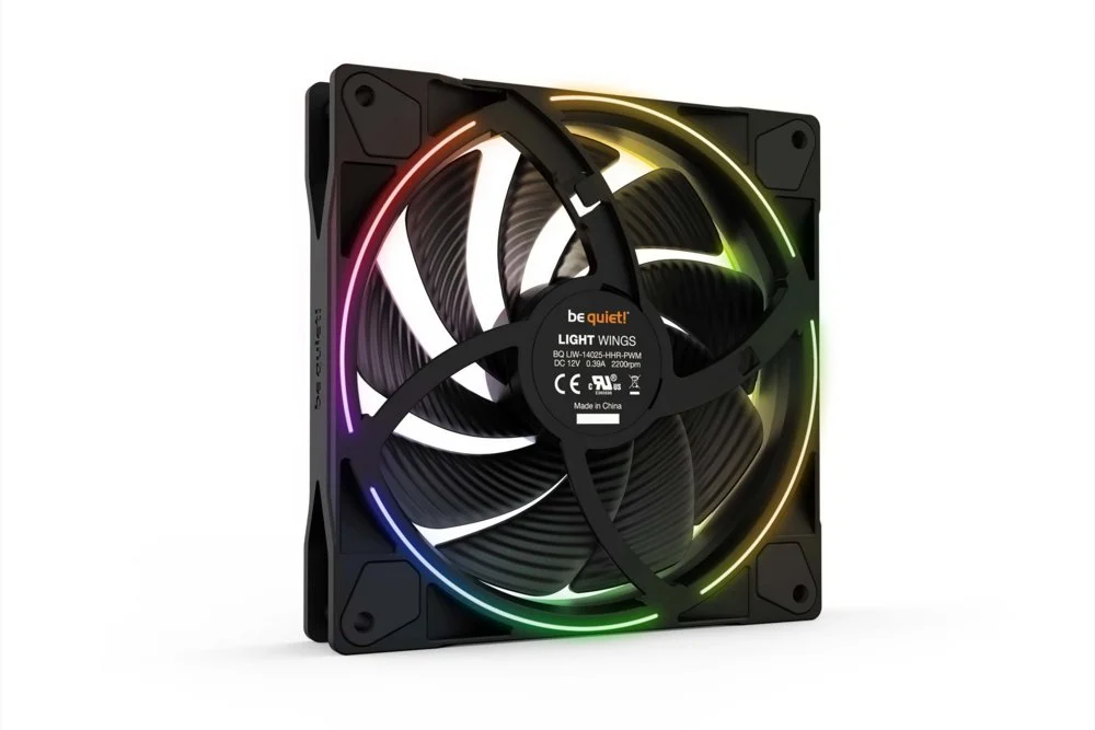 be quiet! Light Wings 140mm PWM High-Speed | Behuizingsventilator 14 cm | Zwart | 1 Stuk - Image 5