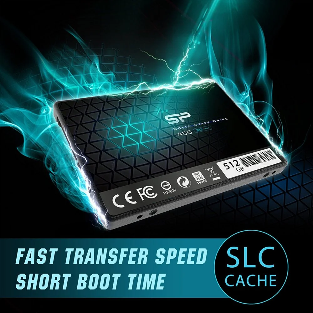 Silicon Power Ace A55 | 512GB SATA SSD | 2.5" | 500 MB/s Lezen | 450 MB/s Schrijven - Image 5
