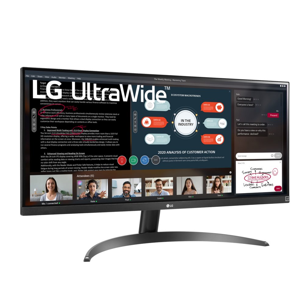 LG 29WP500-B 29" | 2560x1080 IPS | 75Hz | Ultrawide Monitor - Image 4