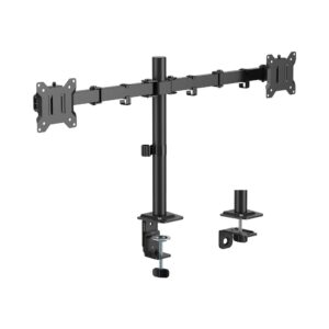 Sbox Desktop Dual Arm | Monitorarm 17 tot 32 inch | VESA 75x75 en 100x100 | 2x Max. 9 kg