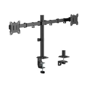 Sbox Desktop Dual Arm | Monitorarm 17 tot 32 inch | VESA 75x75 en 100x100 | 2x Max. 9 kg