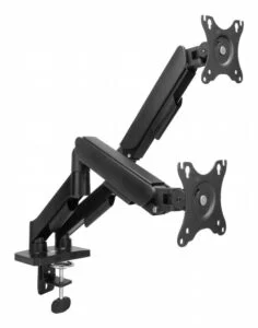 ACT AC8314 Monitorarm Essentials | Verstelbare Monitor-bureaubeugel | Tot 35" | Max 2x 9 kg | VESA 75x75 / 100x100 | 2…