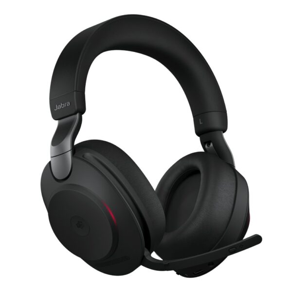 Jabra Evolve2 85 | Draadloze Over-Ear Headset | ANC | Bluetooth + 3.5mm | Zwart