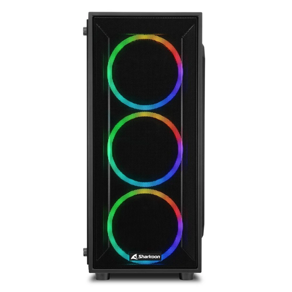 Sharkoon TG4M RGB | Midi Tower Case | Zwart - Image 3