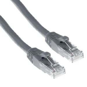 ACT U/UTP Cat 6 Patchkabel | 15 m | Snagless | RJ45 | Grijs
