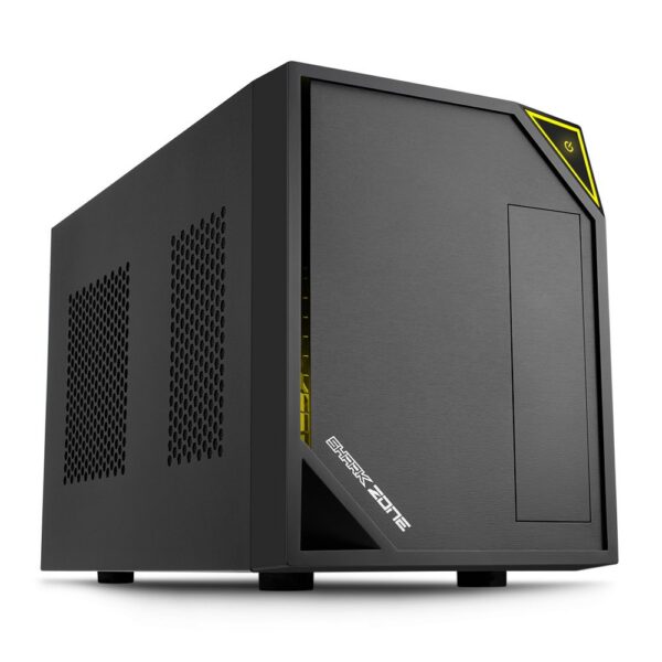 Sharkoon Shark Zone C10 | Mini-ITX Case | Zwart/Geel