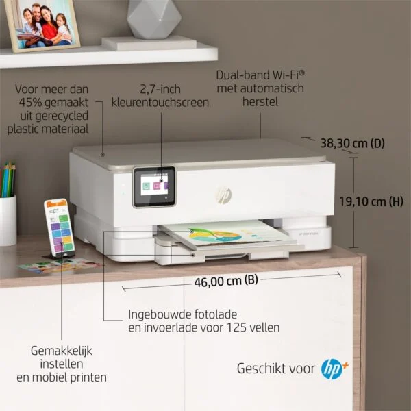 HP Inspire 7220e | All-in-One Inkjetprinter | 4800 x 1200 DPI | Wi-Fi | Kleur