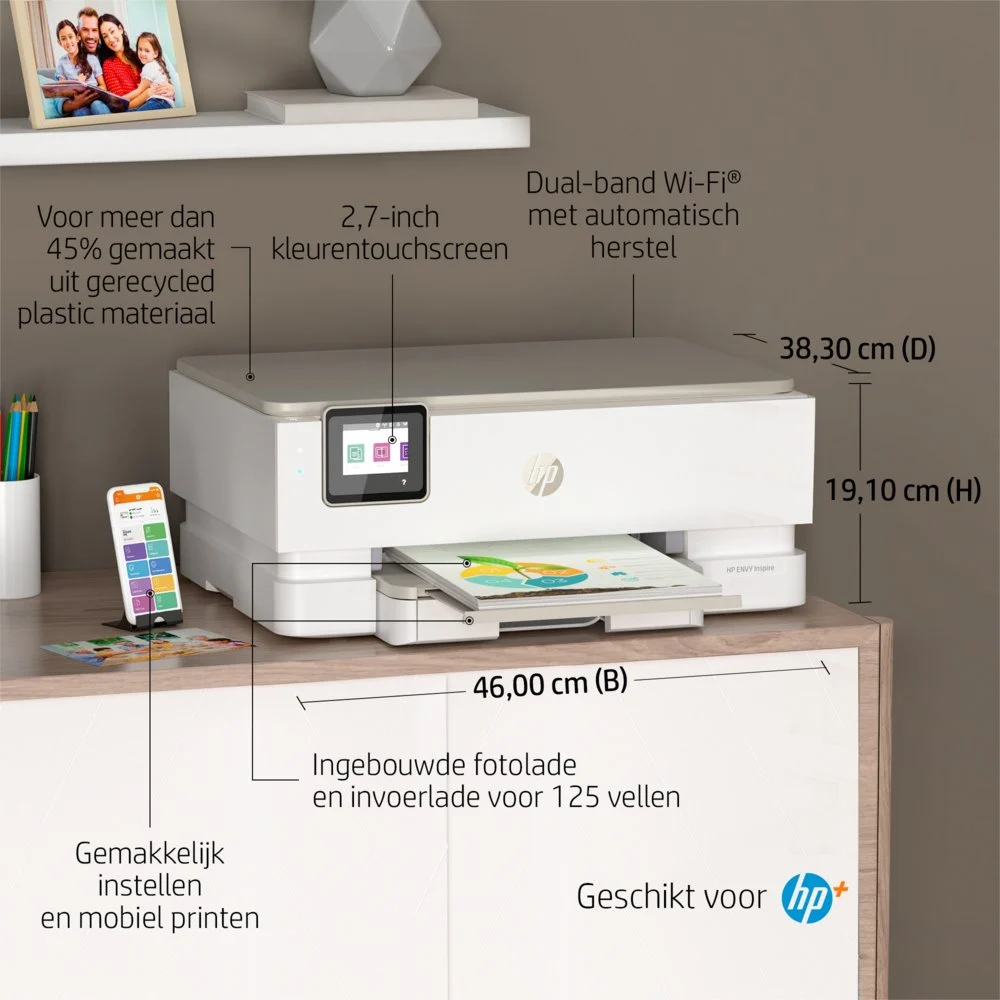 HP Inspire 7220e | All-in-One Inkjetprinter | 4800 x 1200 DPI | Wi-Fi | Kleur - Image 23