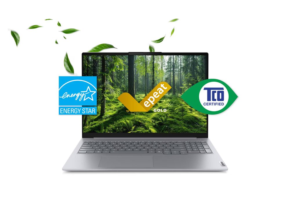 Lenovo ThinkBook 16 G8 | 16" WUXGA IPS (1920x1200) | Intel Core Ultra 5 225U | 16GB DDR5 RAM | 512GB SSD | Windows 11 Professional | Grijs - Image 4