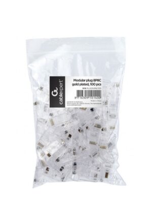 Cablexpert kabel-connector | 1 stuk | Transparant | PLUG3UP6/100