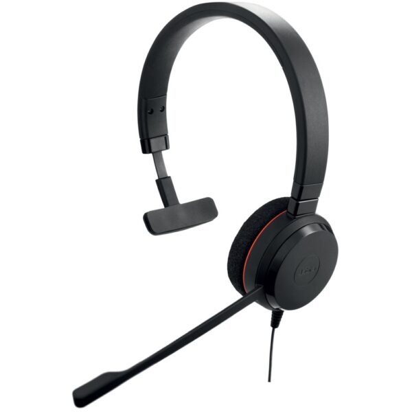 Jabra Evolve 20 UC | Bedrade On-ear Mono Headset | USB-A | Zwart