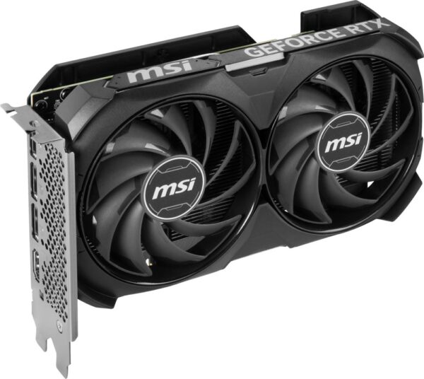 MSI GeForce RTX 4060 Ti VENTUS 2X BLACK OC | 8GB GDDR6 VRAM | Videokaart | GPU | Nvidia