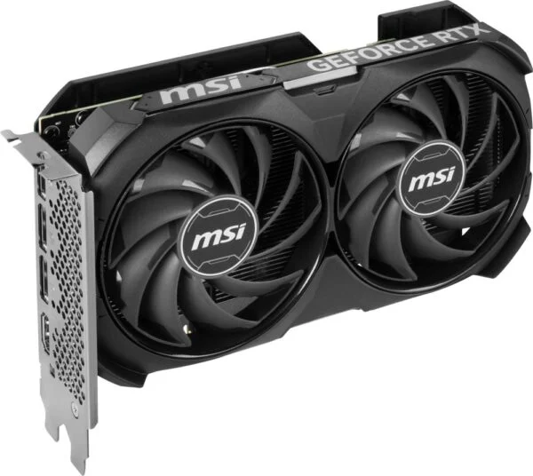 MSI GeForce RTX 4060 Ti VENTUS 2X BLACK OC | 8GB GDDR6 VRAM | Videokaart | GPU | Nvidia