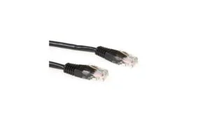 ACT netwerkkabel | Cat5e | U/UTP (UTP) | 3 m | Zwart