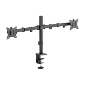 SBOX LCD-352/2-2 | Verstelbare Monitor-bureaubeugel | Tot 32" | Max 9kg | VESA 100x100 | 2 Monitoren