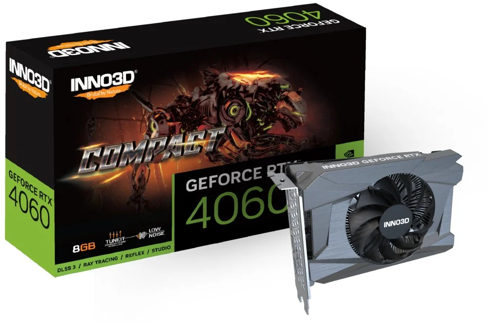 Inno3D GeForce RTX 4060 Compact | 8GB GDDR6 VRAM | Videokaart | GPU | Nvidia - Image 4