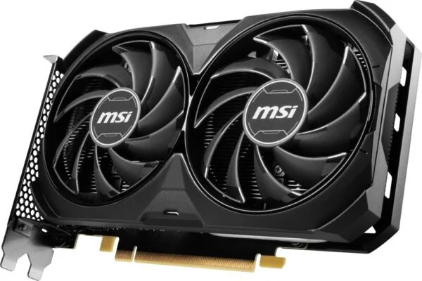 MSI GeForce RTX 4060 Ti VENTUS 2X BLACK OC | 8GB GDDR6 VRAM | Videokaart | GPU | Nvidia